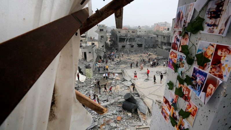 Gazze’de 24 saatte 450 hava saldırısı
