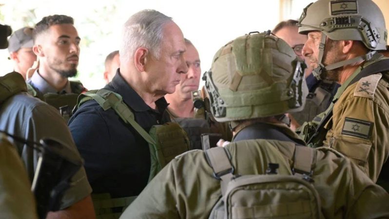 Netanyahu gazze sonunu ziyaret etti