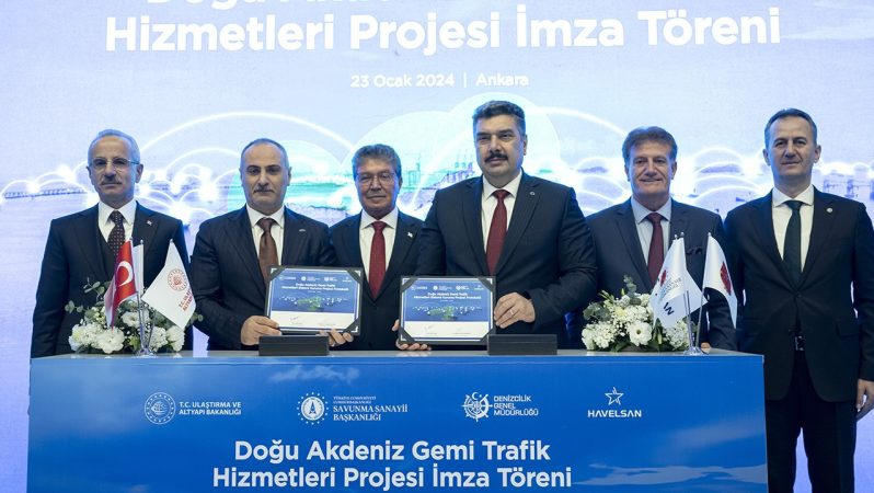 Türkiye’nin deniz trafiğini izleyeceği projede imzalar atıldı